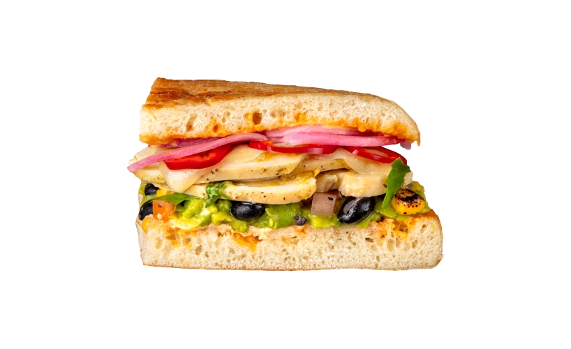 Cilantro Chicken Torta