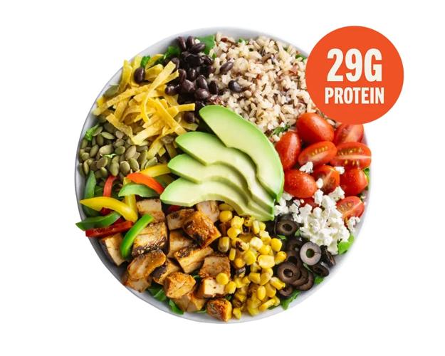 Southwest Avocado Bowl without dressing