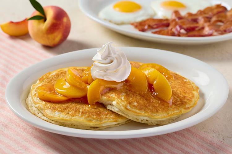 Country Peach Pancakes