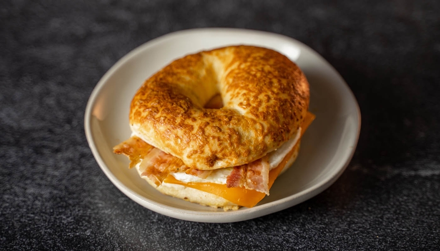 Bacon, Egg & Cheese Breakfast Sandwich