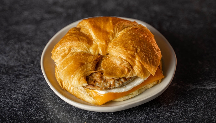 Sausage, Egg & Cheese Breakfast Sandwich